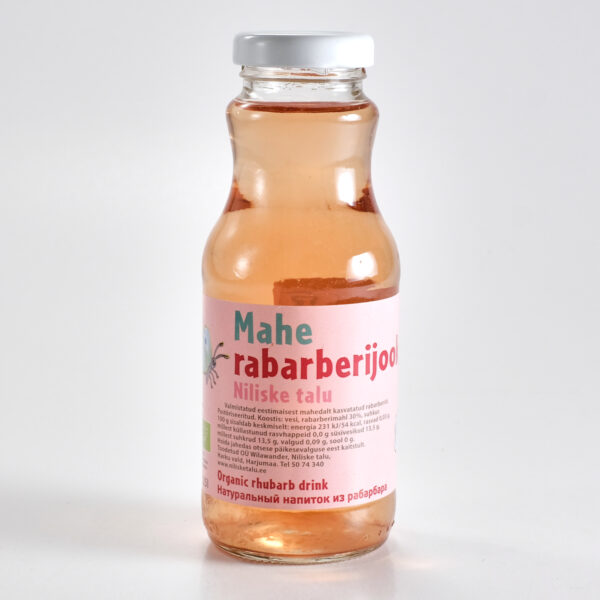 Rabarberi jook 0,25l Niliske talu